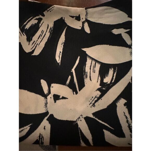 Banana Republic Floral Print Mini Skirt Abstract Brushstroke Pattern Chic Casual - Picture 6 of 7